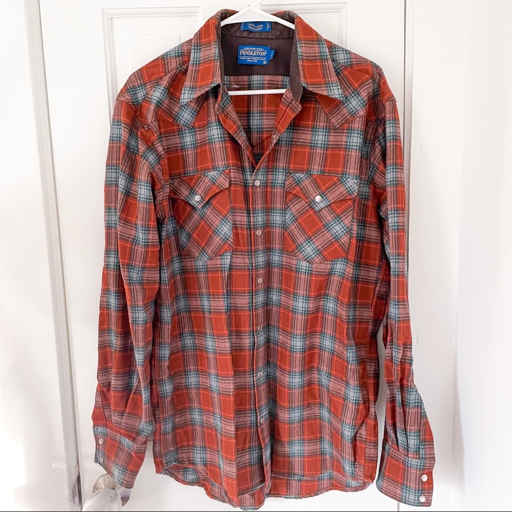 Pendleton Button-down wool shirt